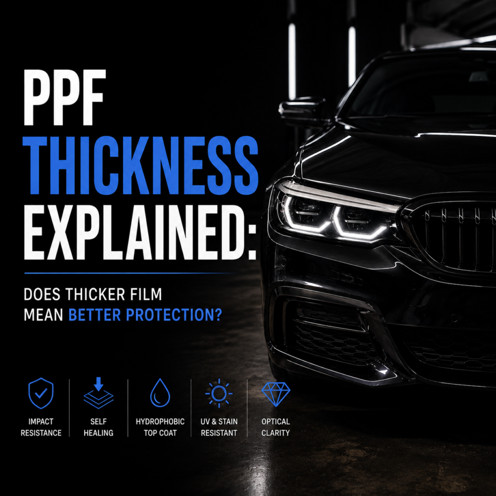 PPF Thickness Explained: Does Thicker Film Mean Better Protection?