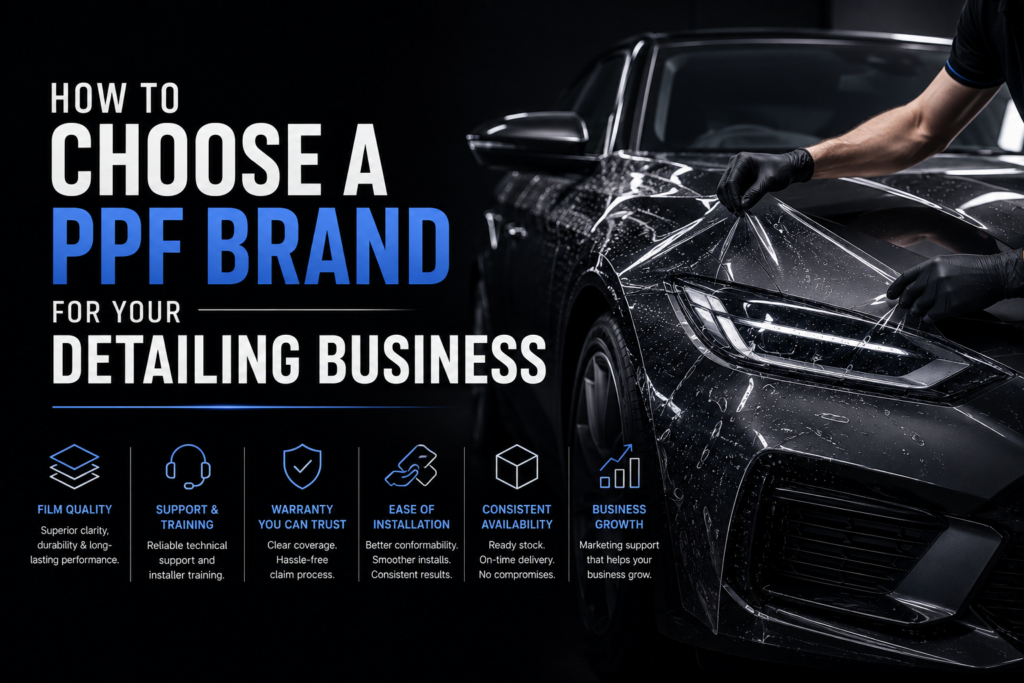 How to Choose a PPF Brand for Your Detailing Business